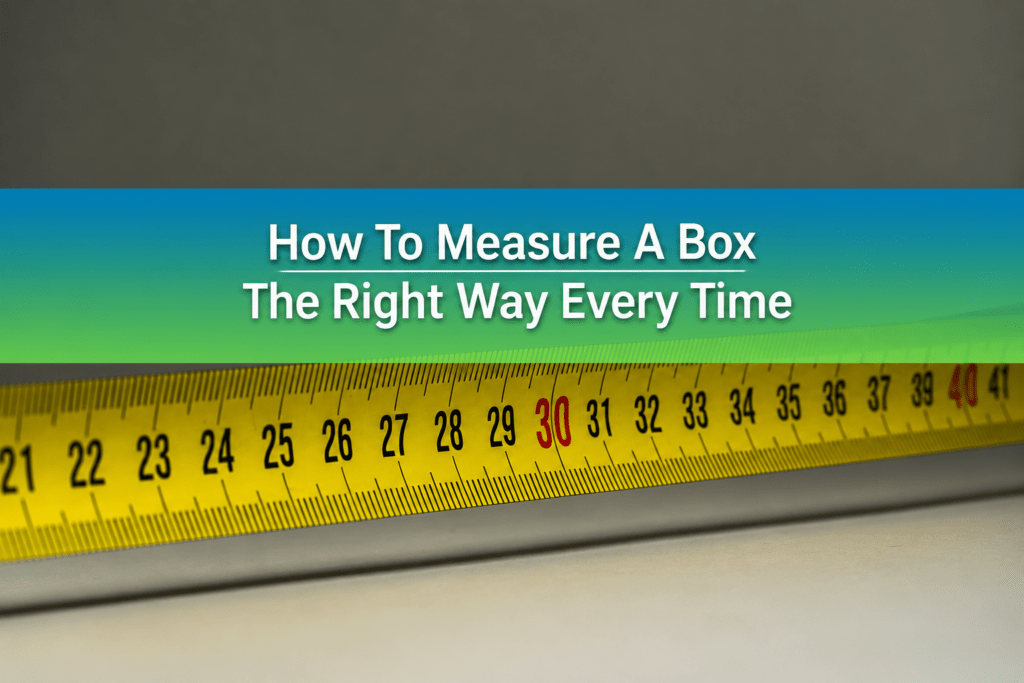 How To Measure A Box The Right Way Every Time