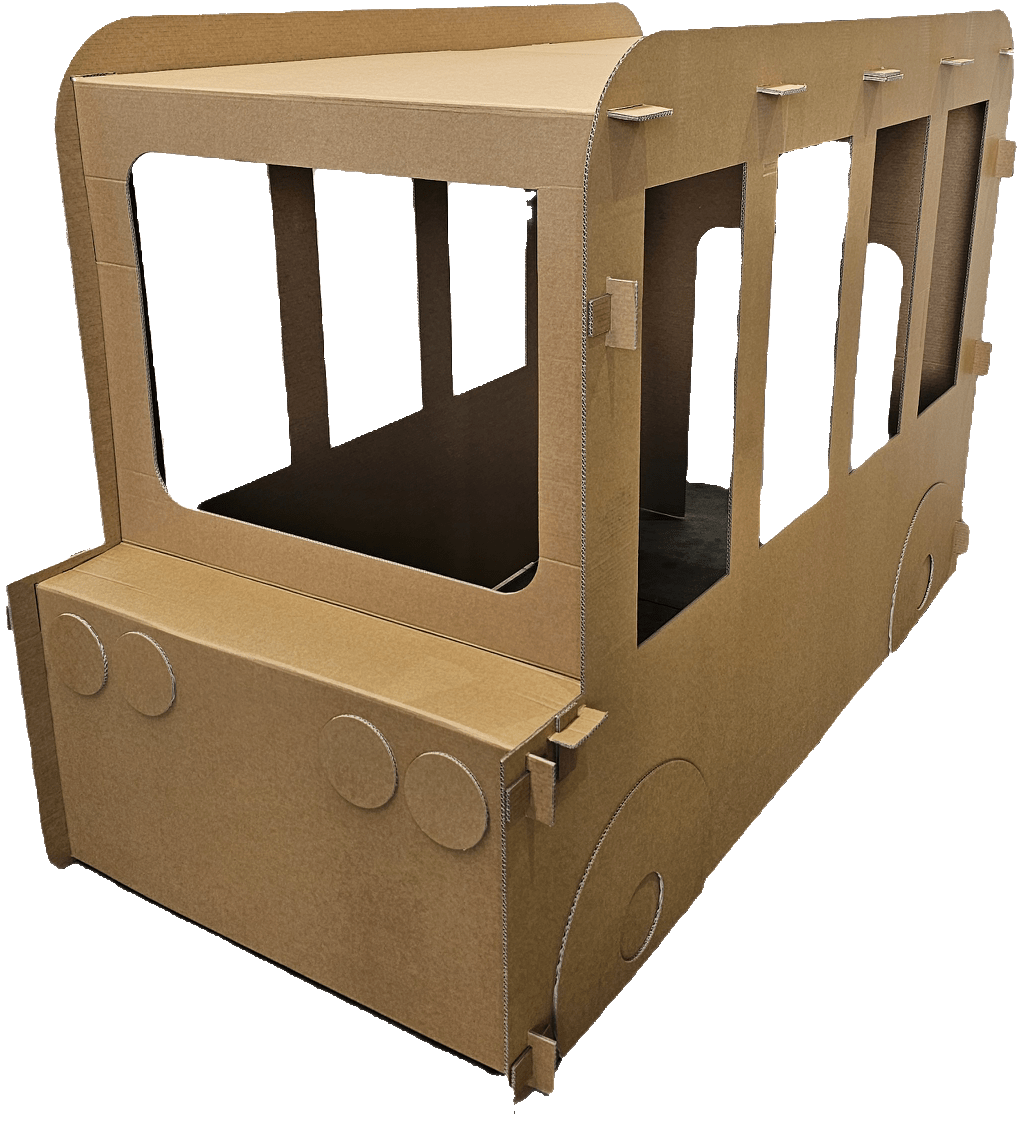 Cardboard 8 Seater Bus