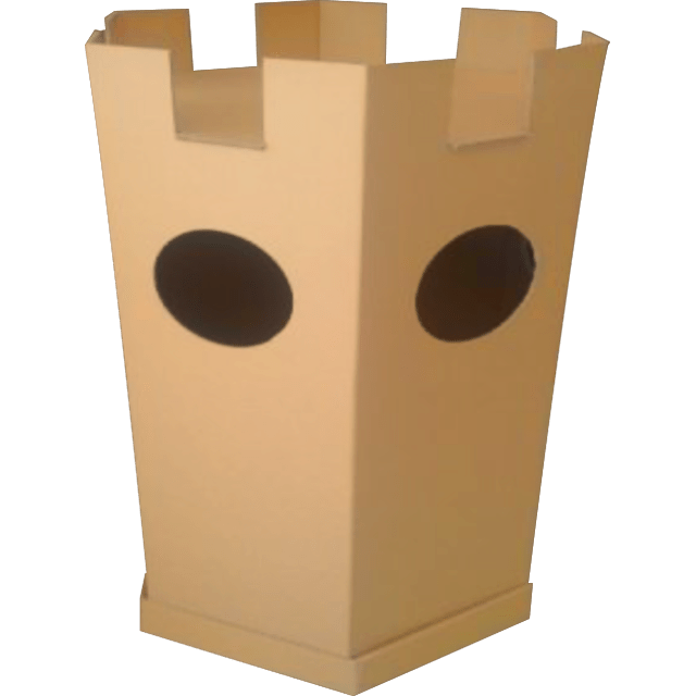 Cardboard Castle Hexagonal