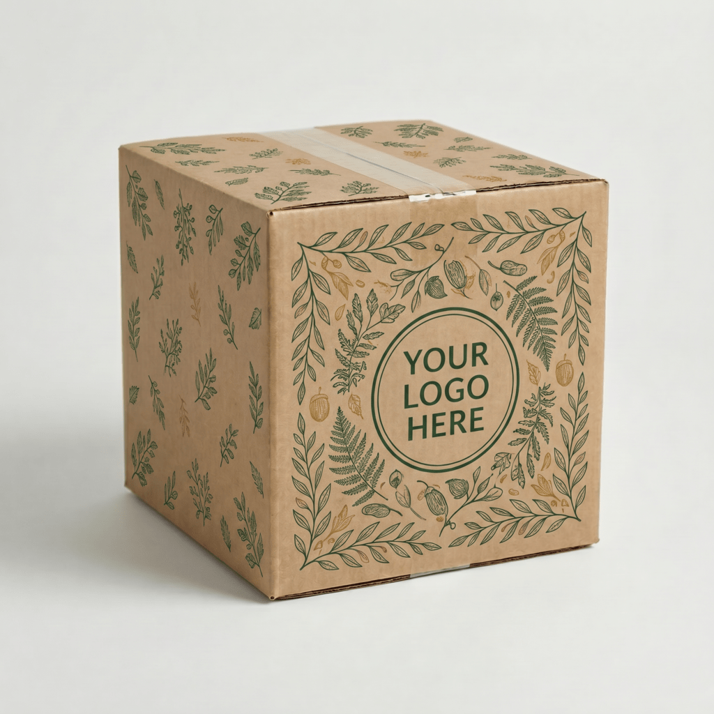 Square Cardboard Box (150mm Cube) | 3mm Kraft Brown | 150L x 150W x 150H (mm)