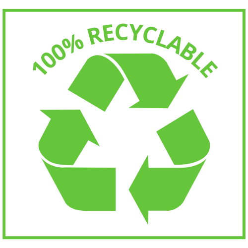 1. recyclable 1. recyclable