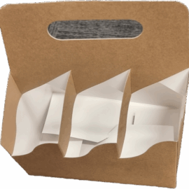 6 Pack Beer Carry Pack (50pce pack)