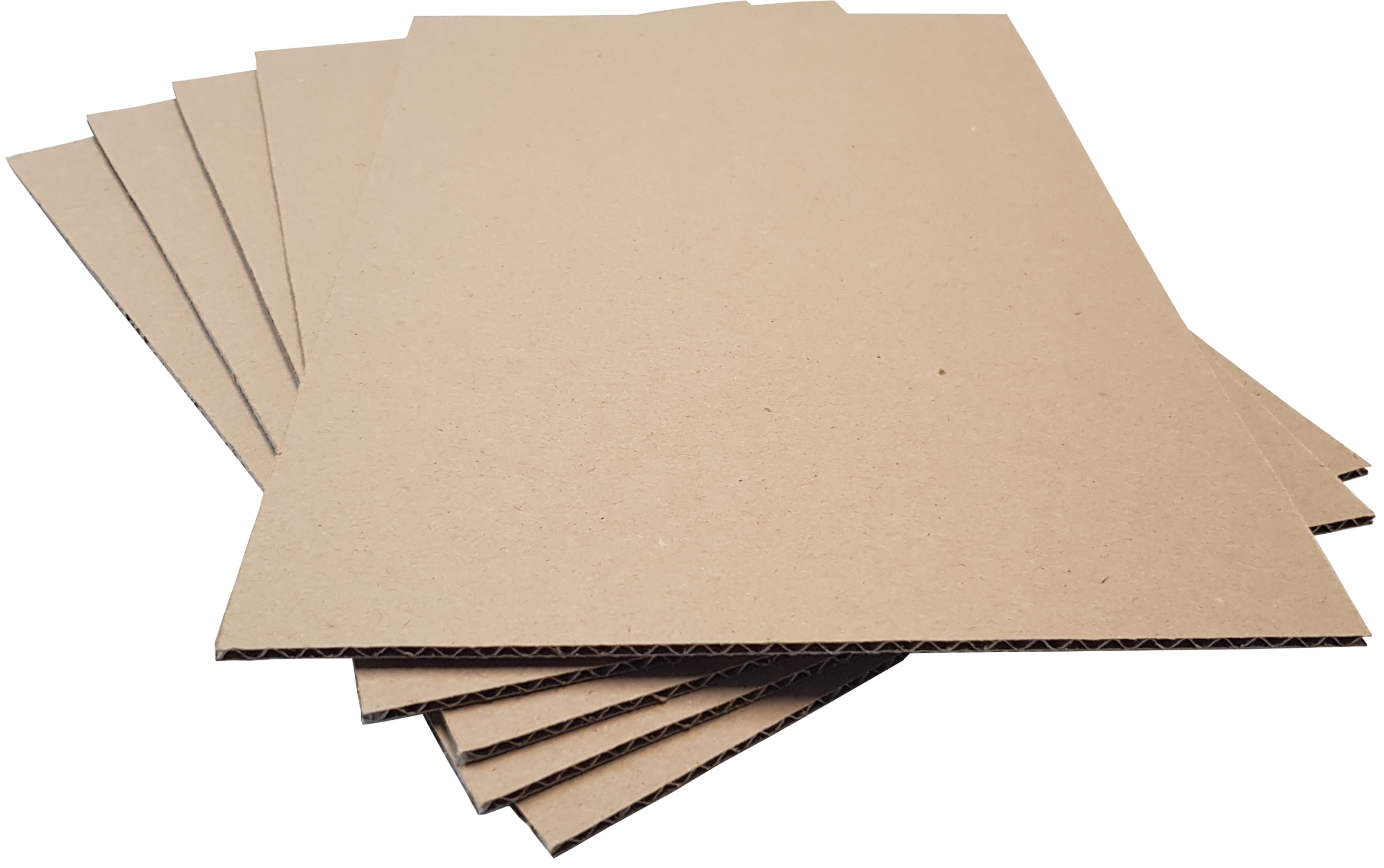 Pad A5-B3: 210 x 148mm Brown Recycled 3mm Thick Cardboard  (100pce pack)