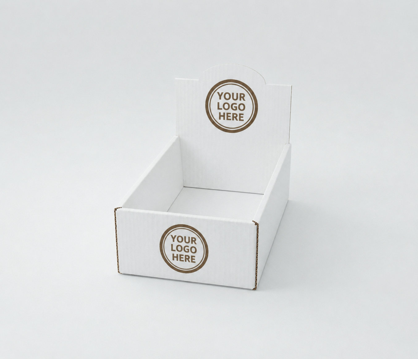 100 x 200mm White Mailer Display Box | 2mm White | 100L x 200W x 75H (mm)