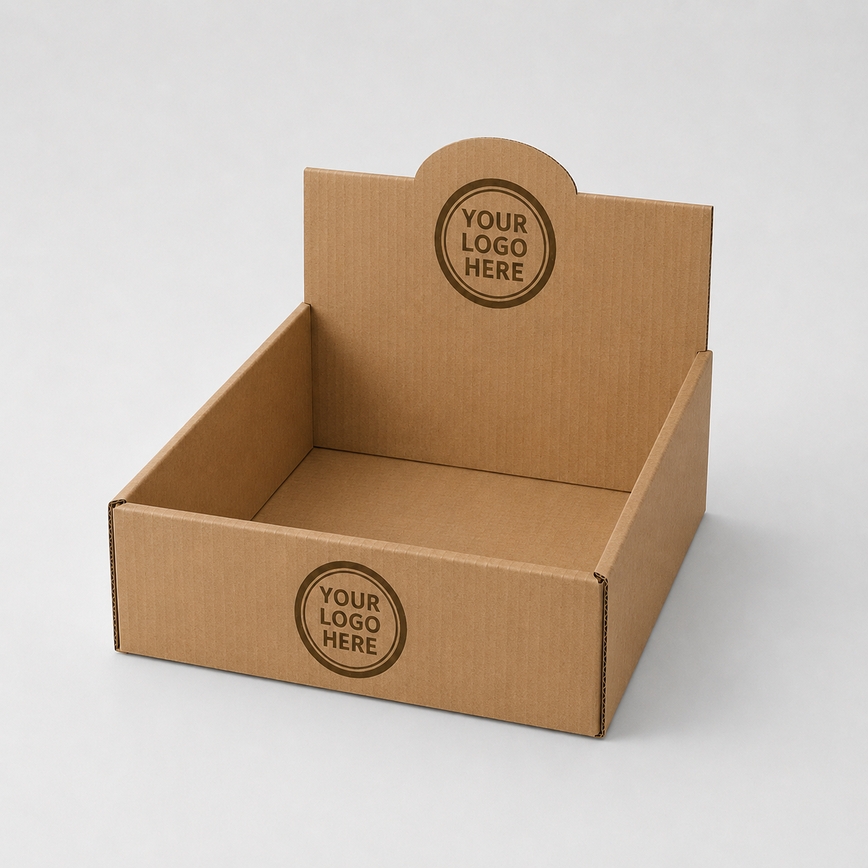 160 x 225 Brown Mailer Display Box | 2mm Kraft Brown | 160L x 225W x 75H (mm)