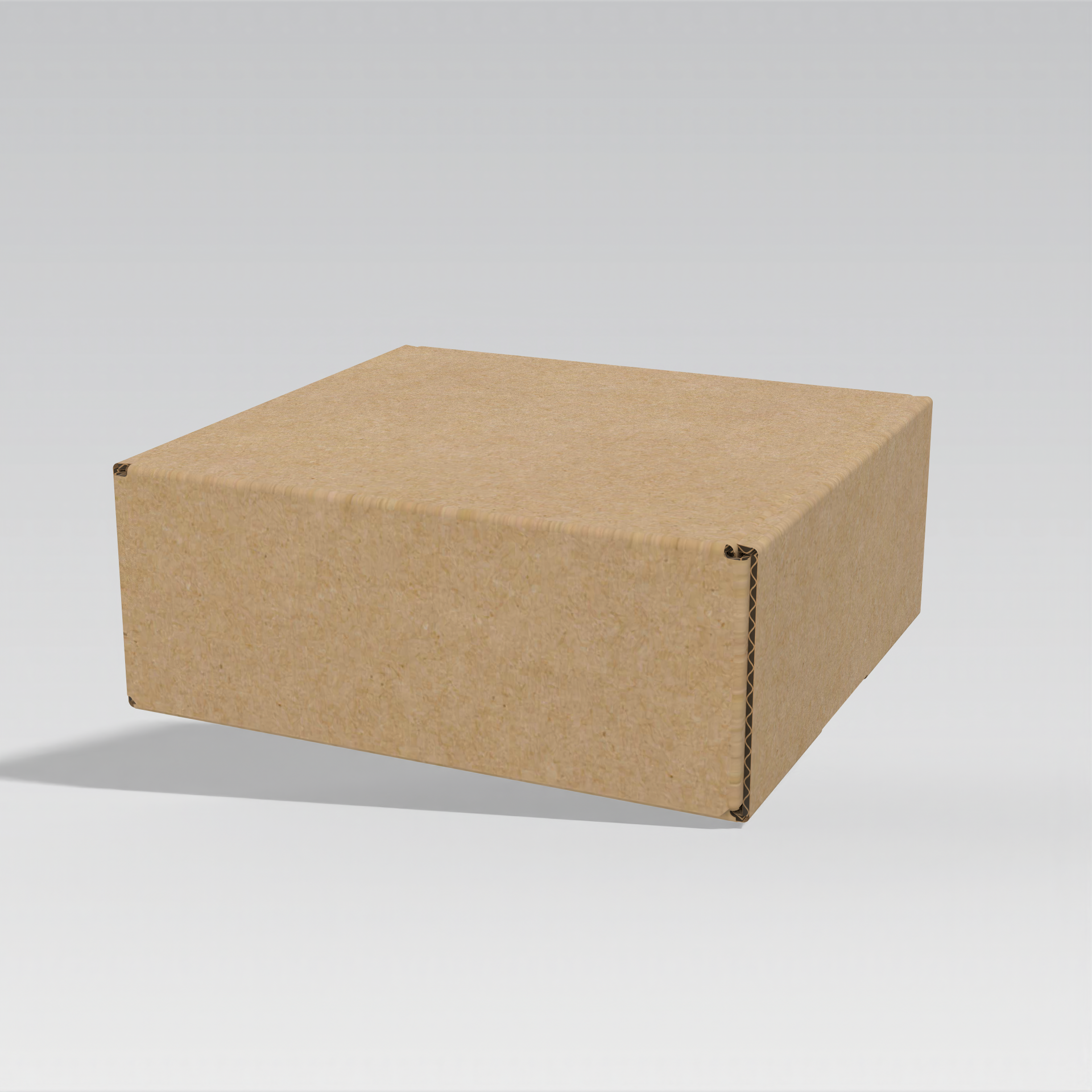 Self-Locking Mailing Box | 2mm Recycled Brown | 150L x 150W x 60H (mm)