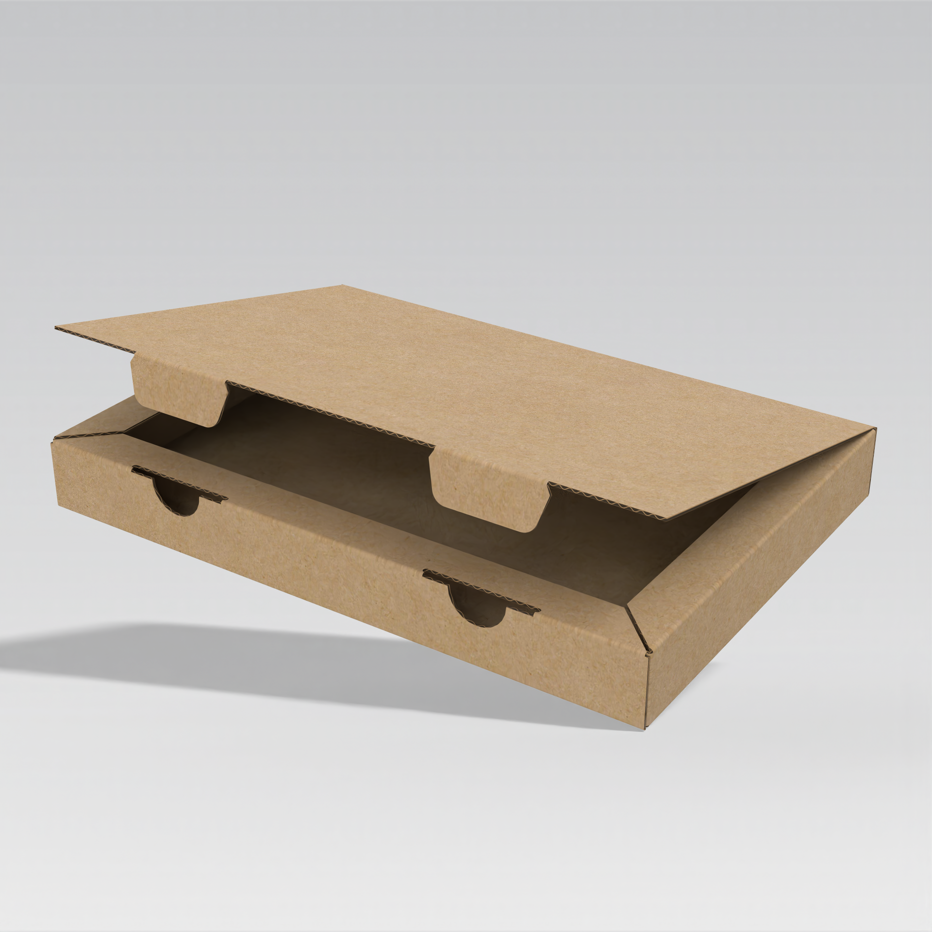 A3 Art Folder Box | 3mm Kraft Brown | 425L x 305W x 35H (mm)