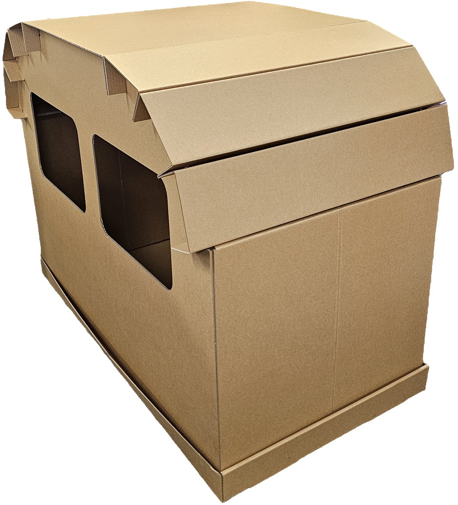 CARDBOARD FOOD VAN