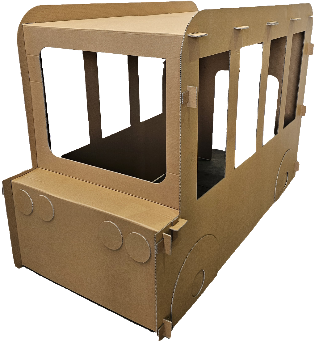 Cardboard 8 Seater Bus
