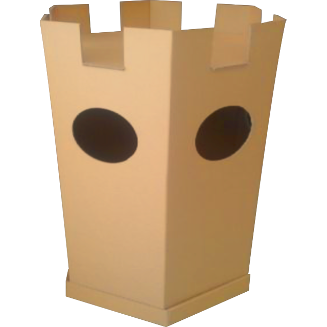 Cardboard Castle Hexagonal