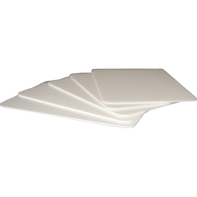 Plastic Fluteboard Sheet 2.5mm Thick Black (F3B): 2440x1220mm