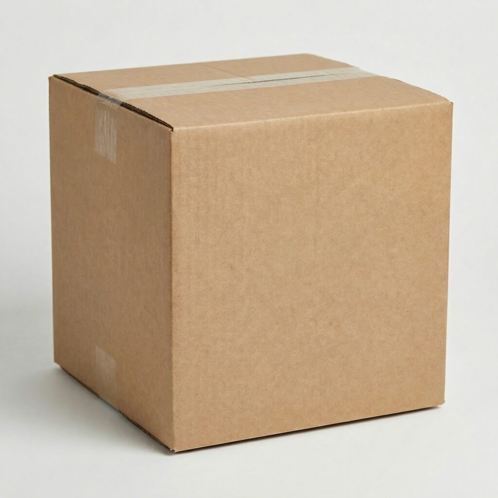 200mm Cube Cardboard Box | 3mm Kraft Brown | 200L x 200W x 200H (mm ...