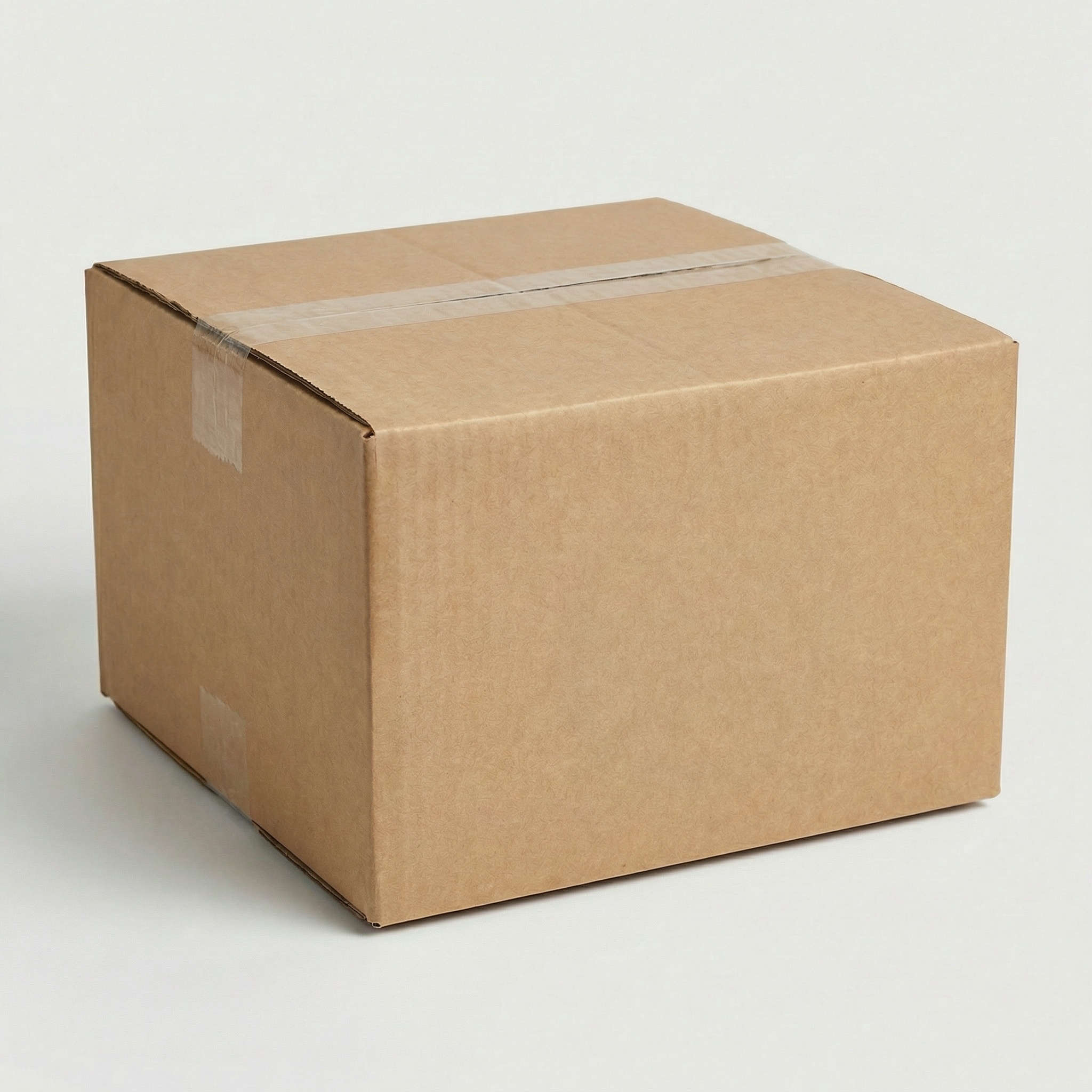 Square Cardboard Box (200mm Short) | 3mm Kraft Brown | 200L x 200W x 120H (mm)
