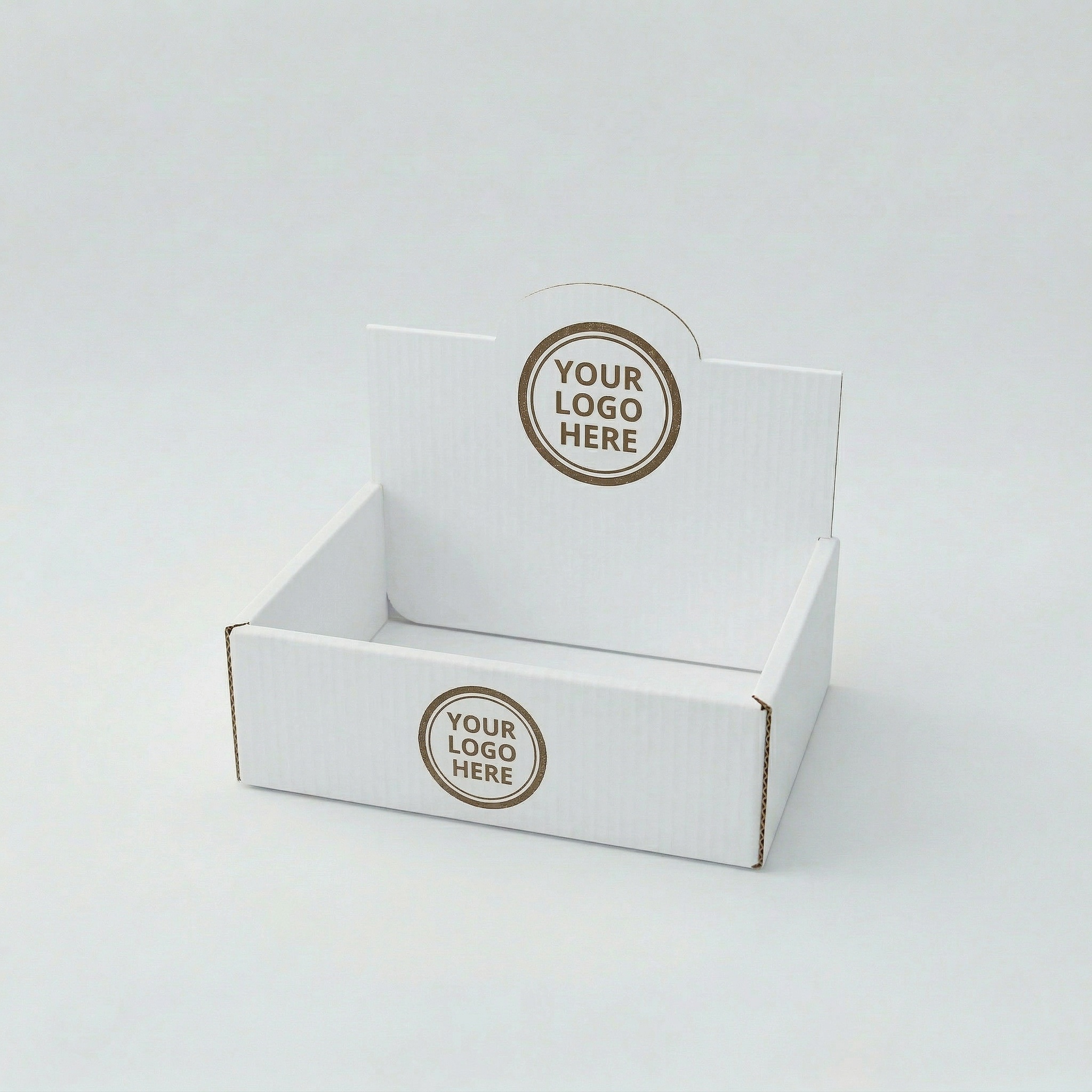100 x 200mm White Mailer Display Box | 2mm White | 100L x 200W x 75H (mm)
