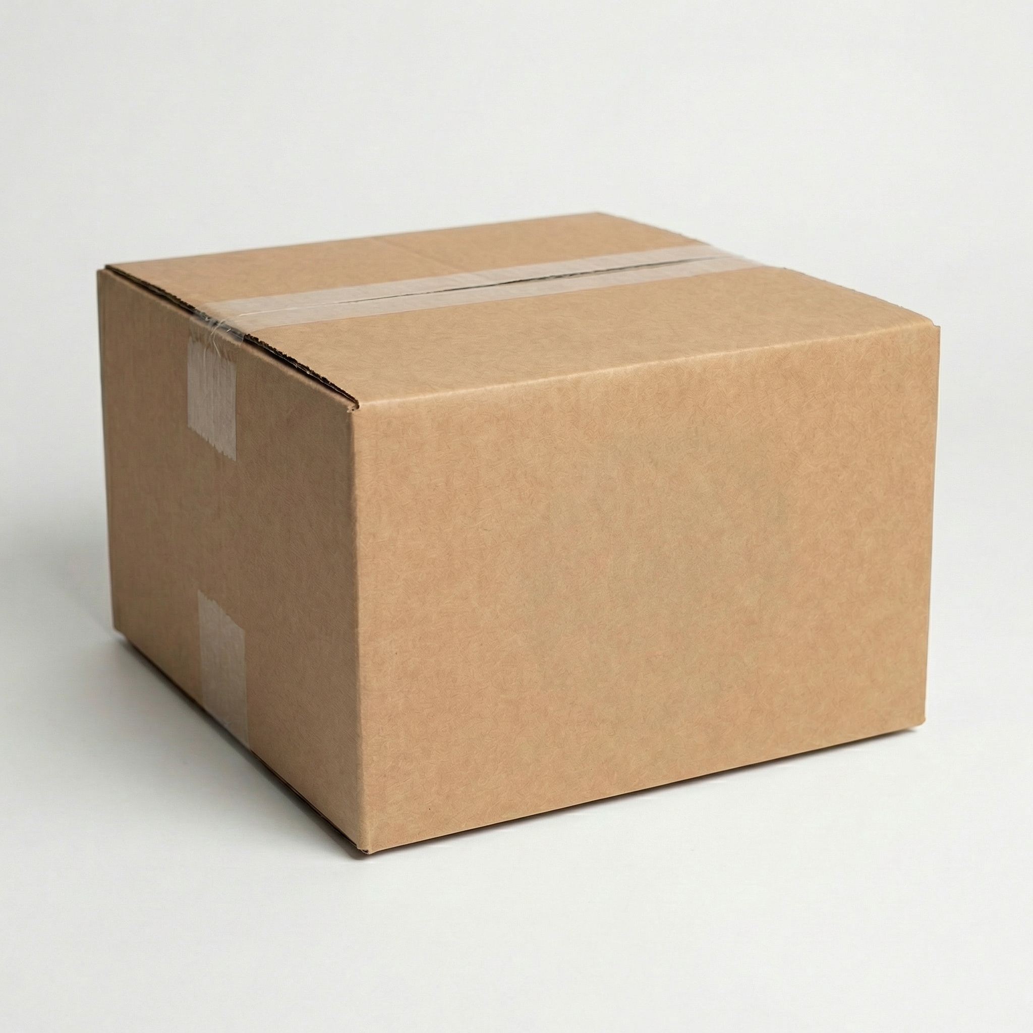 Square Cardboard Box (250mm Short) | 3mm Kraft Brown | 250L x 250W x 110H (mm)