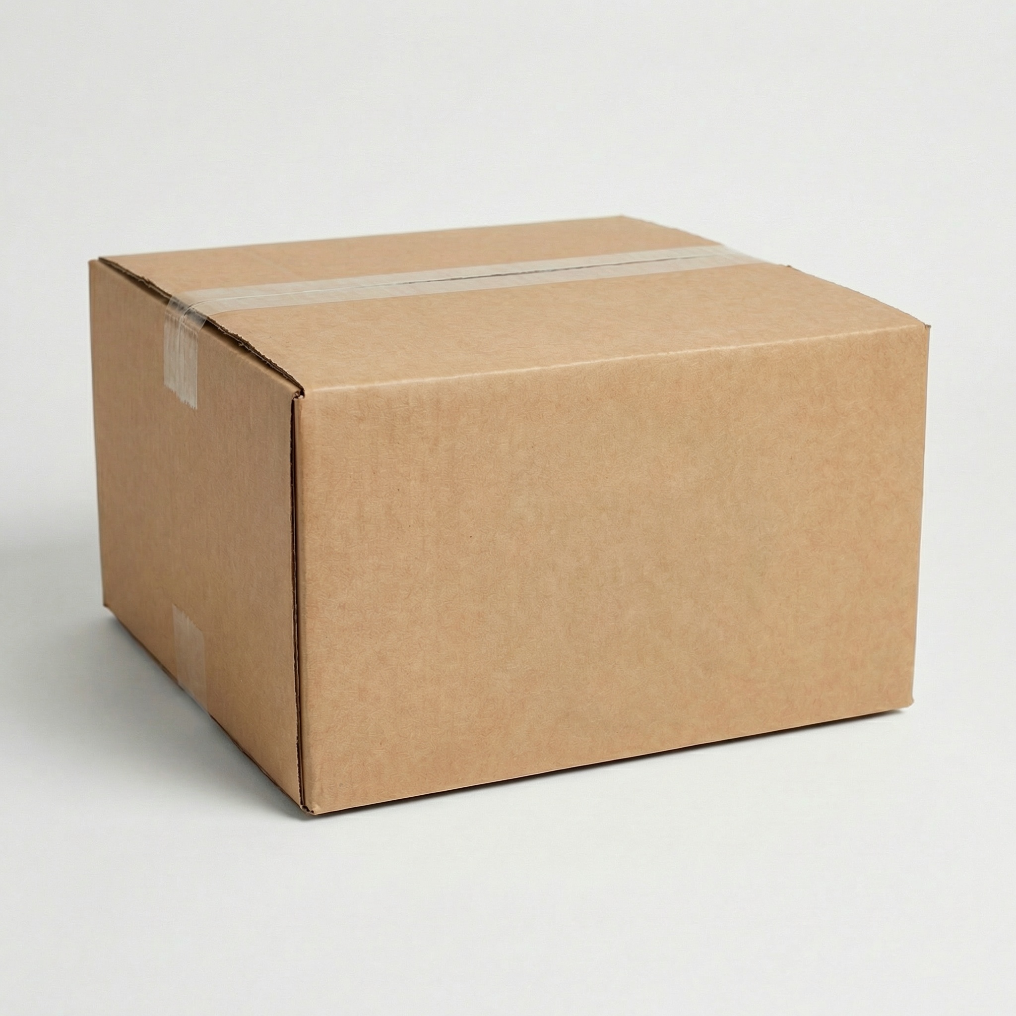 Square Cardboard Box (300mm Short) | 3mm Kraft Brown | 300L x 300W x 150H (mm)