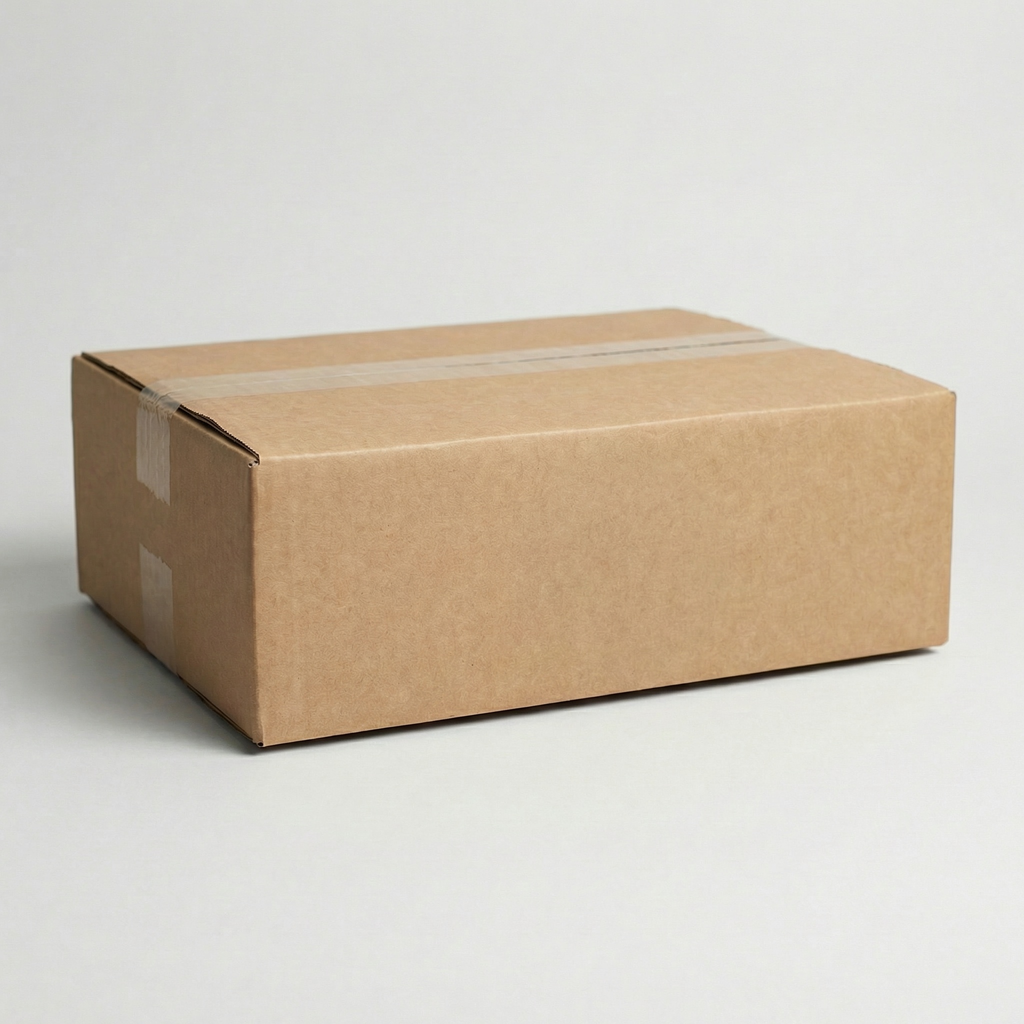 Manila Short Cardboard Box | 3mm Kraft Brown | 330L x 250W x 120H (mm)