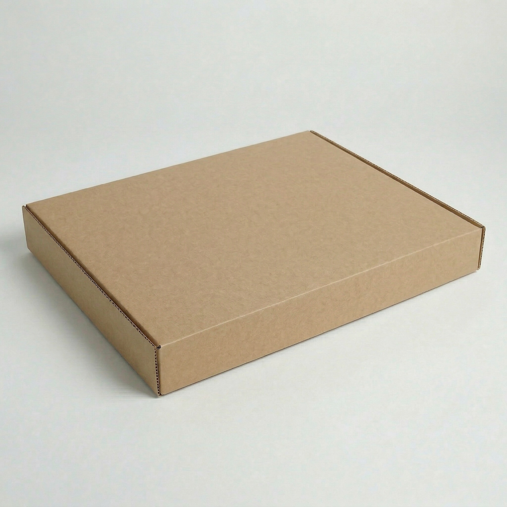Very Small Heavy Duty Art Shipping Box | 5mm Kraft Brown | 480L x 380W x 70H (mm)