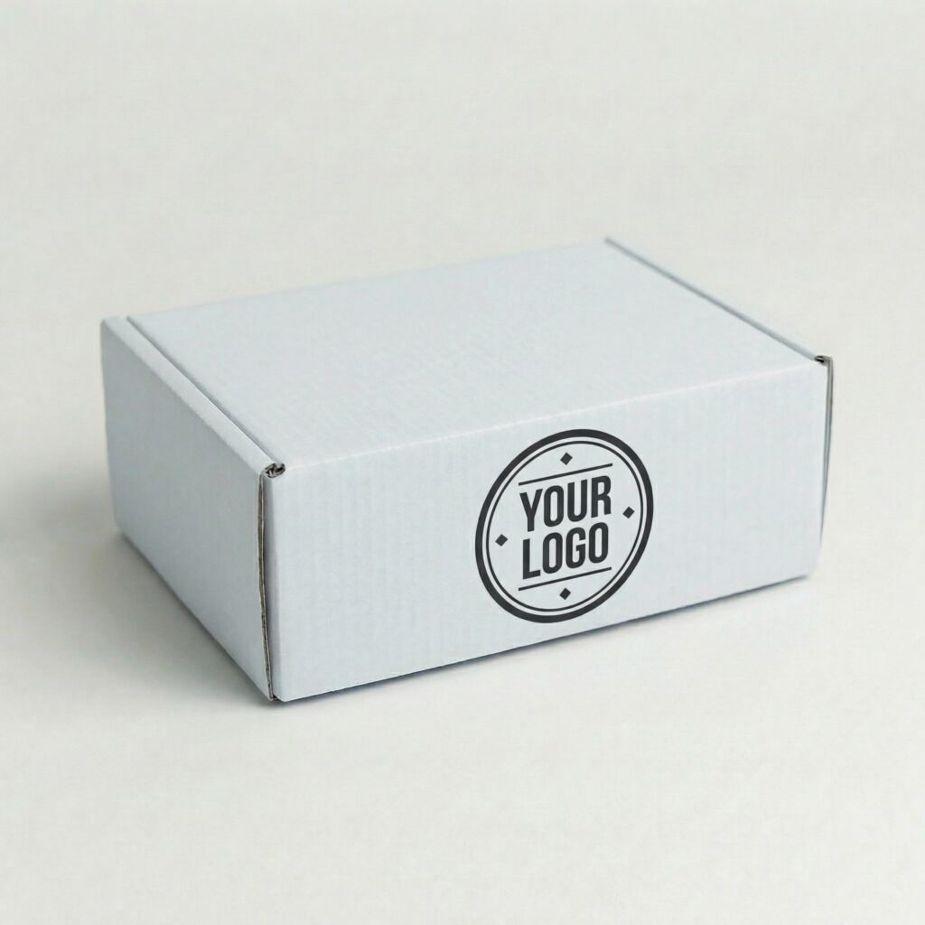 A5 Self-Locking Mailing Box | 2mm White | 225L x 155W x 75H (mm) — printed