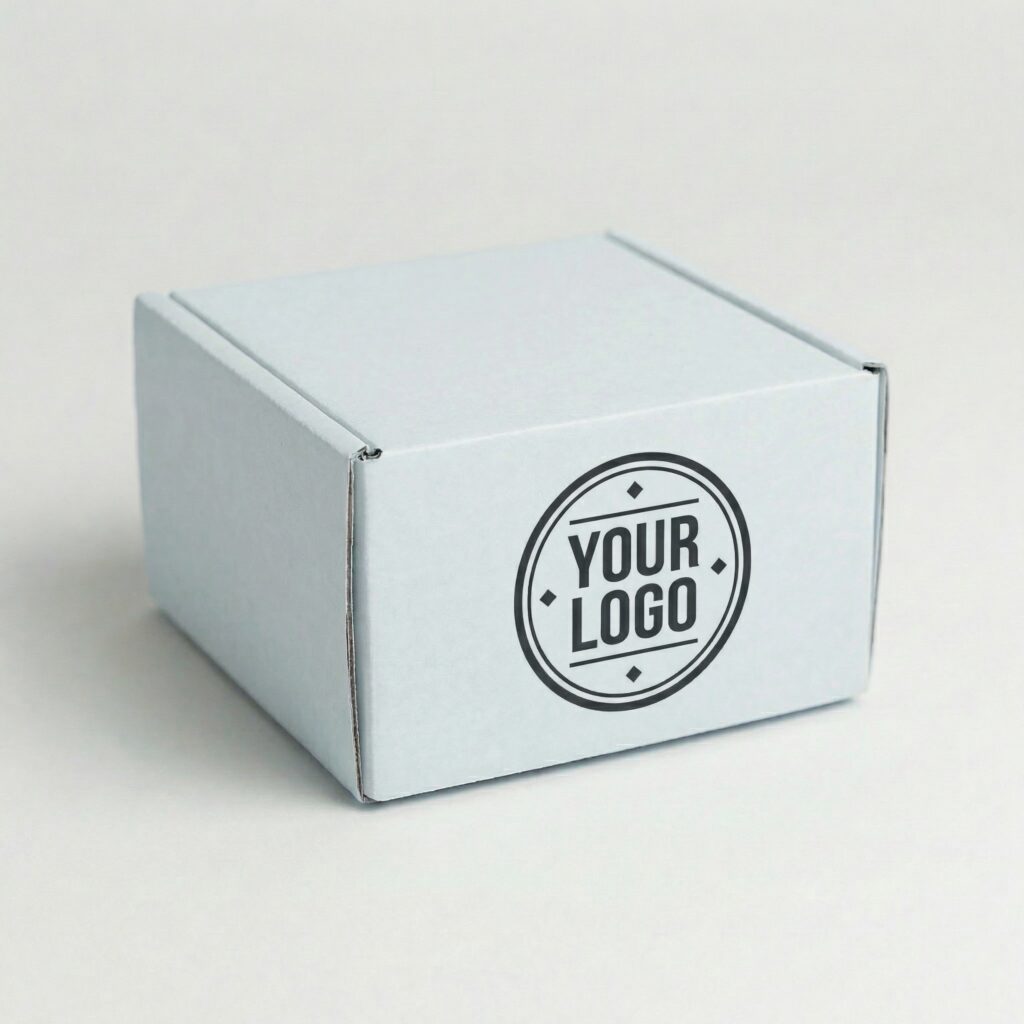 Self-Locking Mailing Box | Mug | 2mm White | 120L x 100W x 105H (mm)