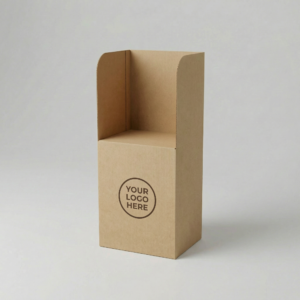 Kraft Brown Cardboard Polling Booth | 3mm Kraft Brown | 670L x 470W x 1580H (mm)