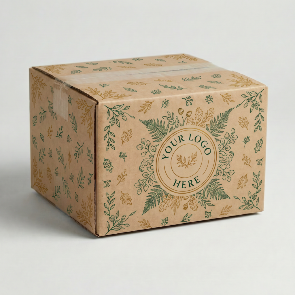 Square Cardboard Box (150mm Short) | 3mm Kraft Brown | 150L x 150W x 100H (mm)
