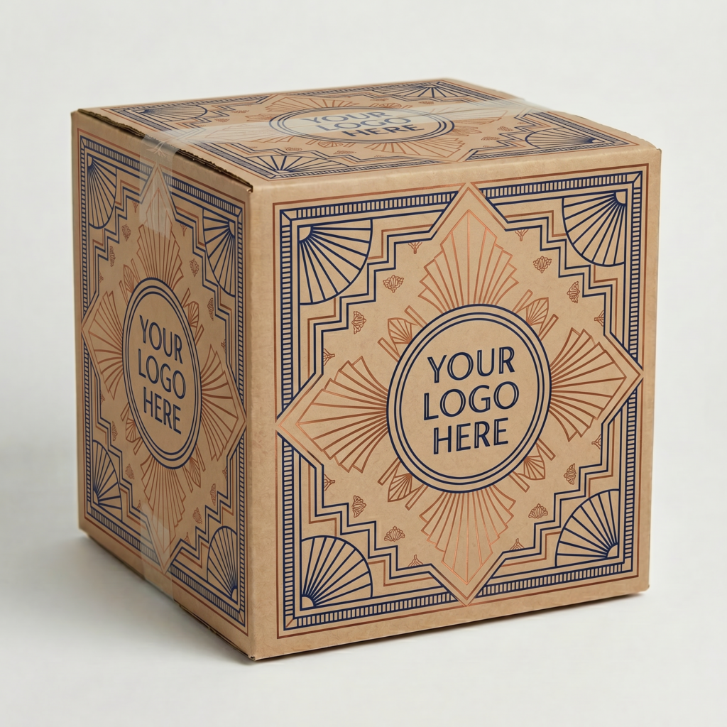 200mm Cube Cardboard Box | 3mm Kraft Brown | 200L x 200W x 200H (mm)