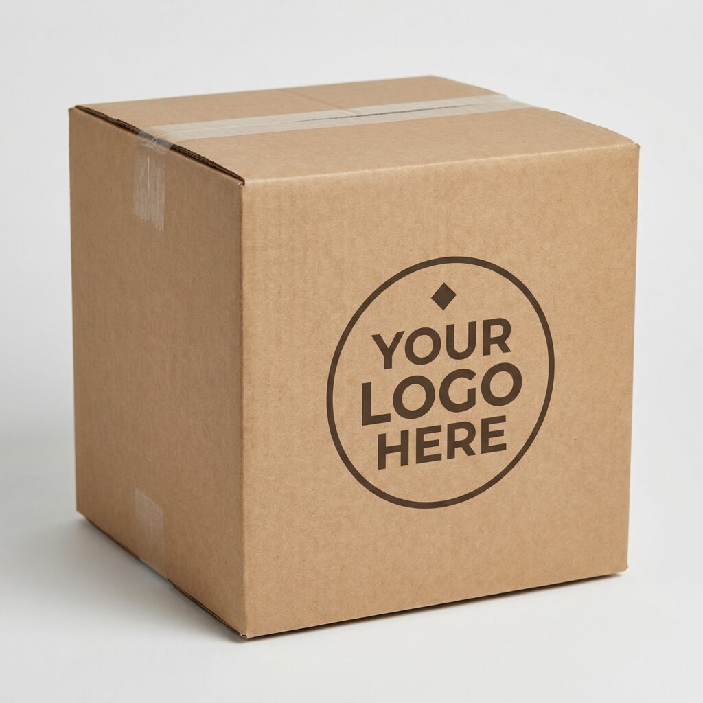200mm Cube Cardboard Box | 3mm Kraft Brown | 200L x 200W x 200H (mm)