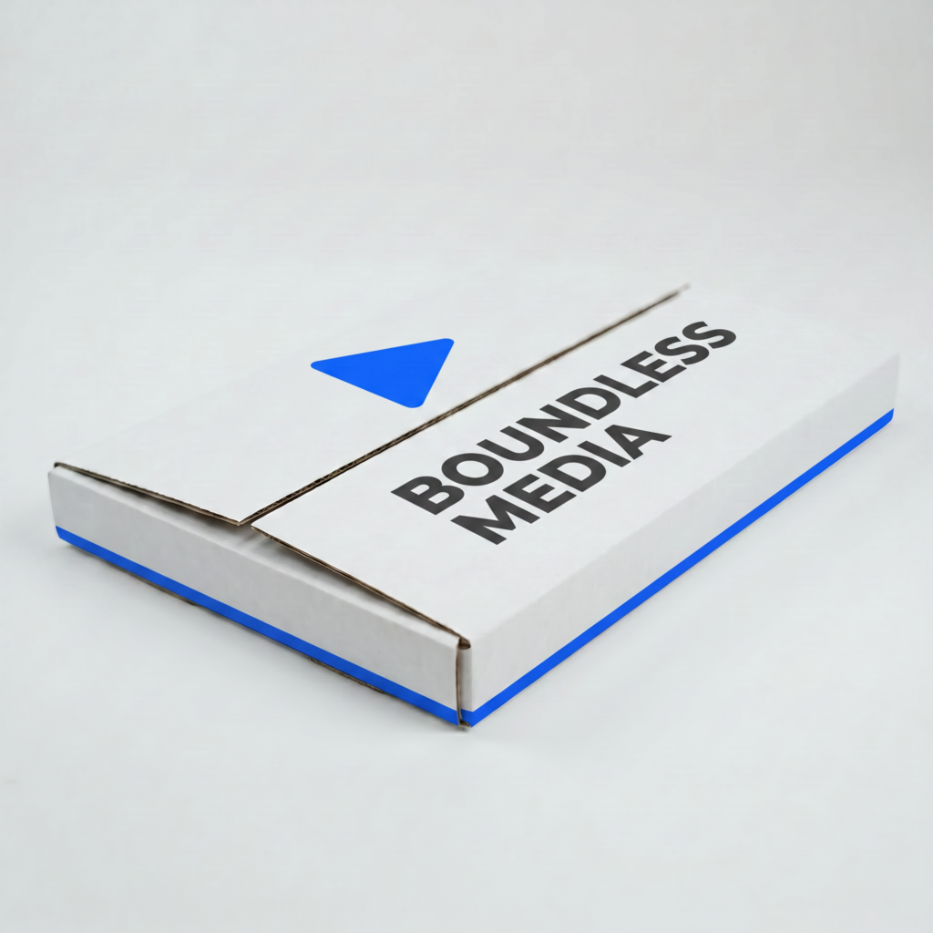 A4 Book Mailer Adjustable Height | 3mm White | 300L x 215W x 10-40H (mm)