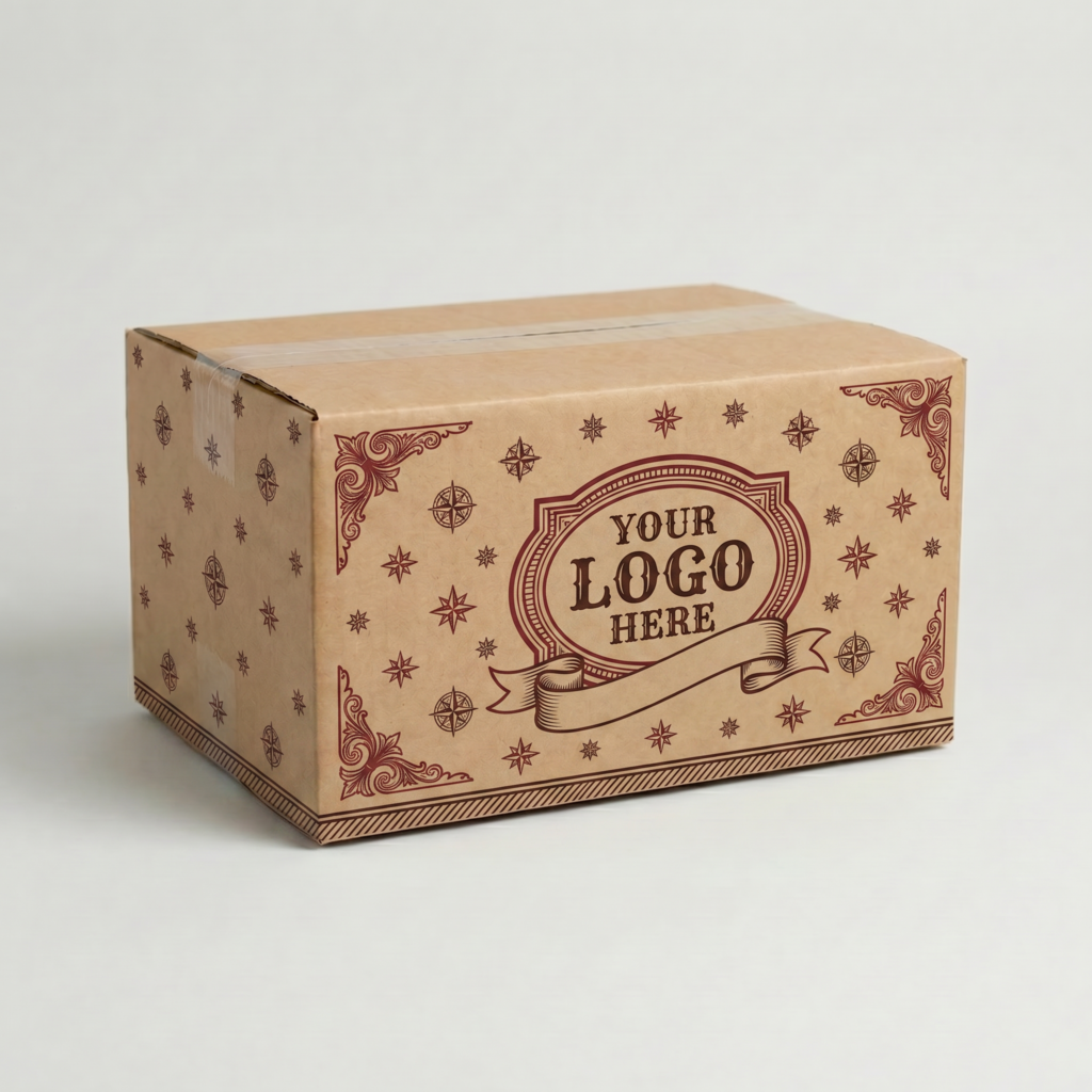 A5 Plus Cardboard Box | 3mm Kraft Brown | 245L x 165W x 110H (mm)