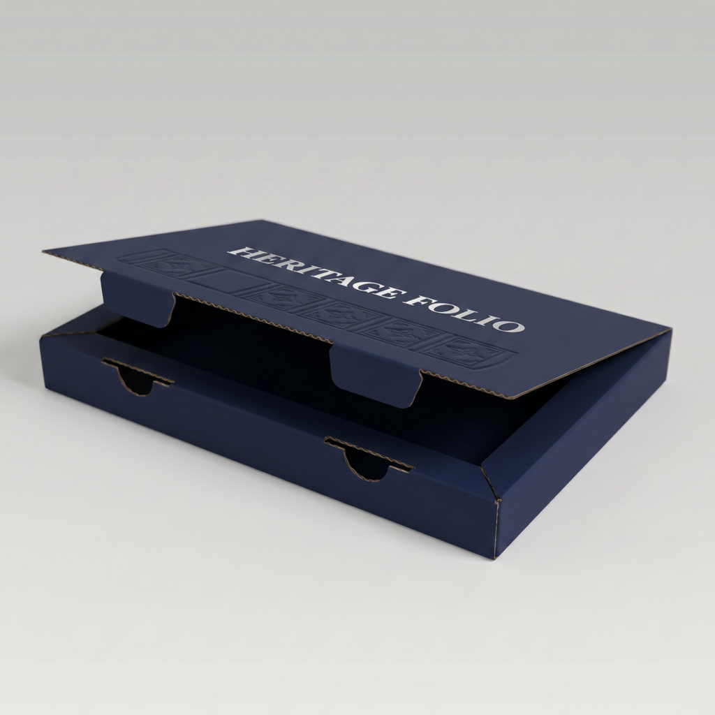 Art Folder Letter Box | 3mm White | 280L x 220W x 35H (mm)