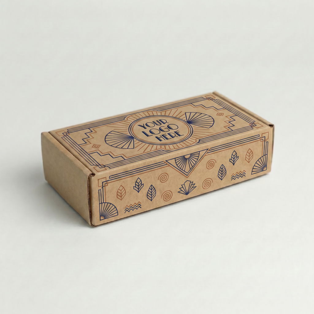 Self-Locking Mailing Box | 2mm Recycled Brown | 200L x 90W x 45H (mm)