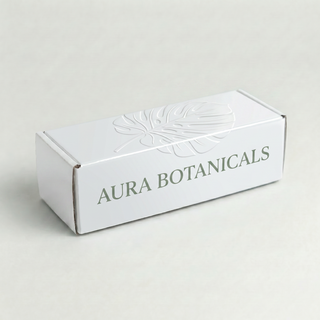 Self-Locking Mailing Box | 2mm White | 260L x 120W x 60H (mm) — printed