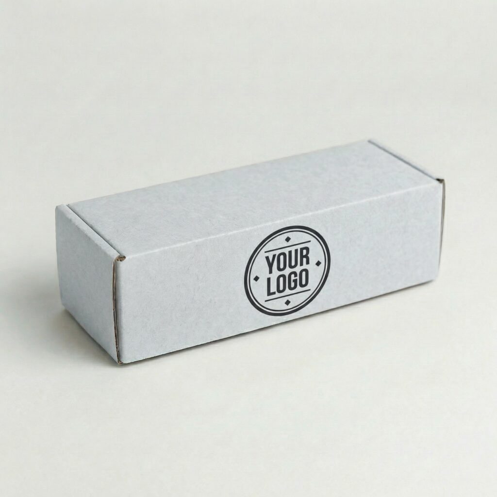 Self-Locking Mailing Box | 2mm White | 260L x 120W x 60H (mm) — printed