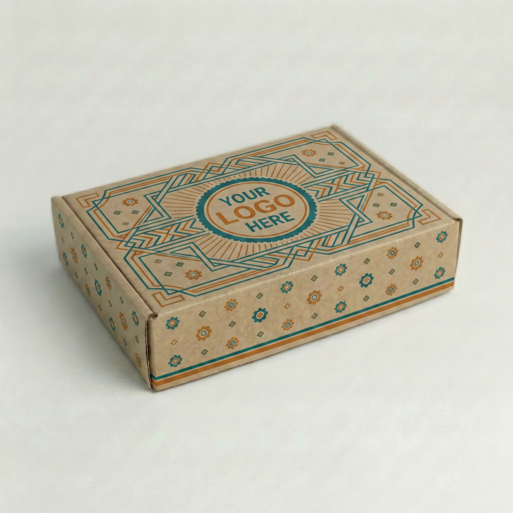 A4 Self-Locking Mailing Box | 2mm Recycled Brown | 310L x 225W x 100H (mm)