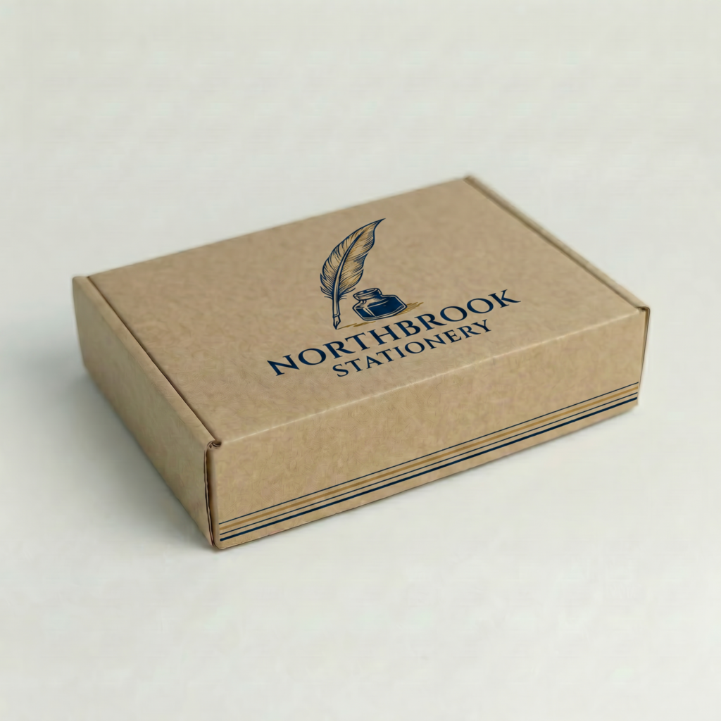 A4 Self-Locking Mailing Box | 2mm Recycled Brown | 310L x 225W x 100H (mm)