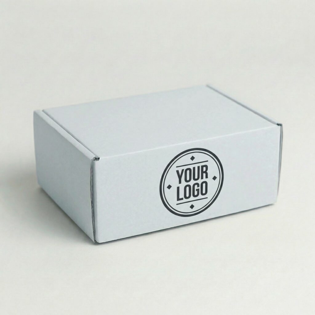 A5 Self-Locking Mailing Box | 2mm White | 225L x 155W x 50H (mm) — printed