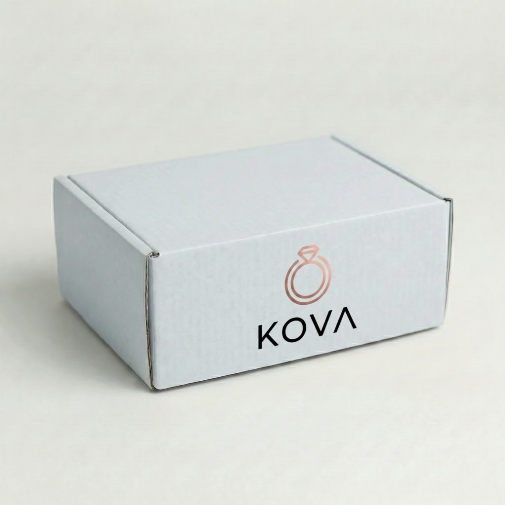 A5 Self-Locking Mailing Box | 2mm White | 225L x 155W x 50H (mm) — printed