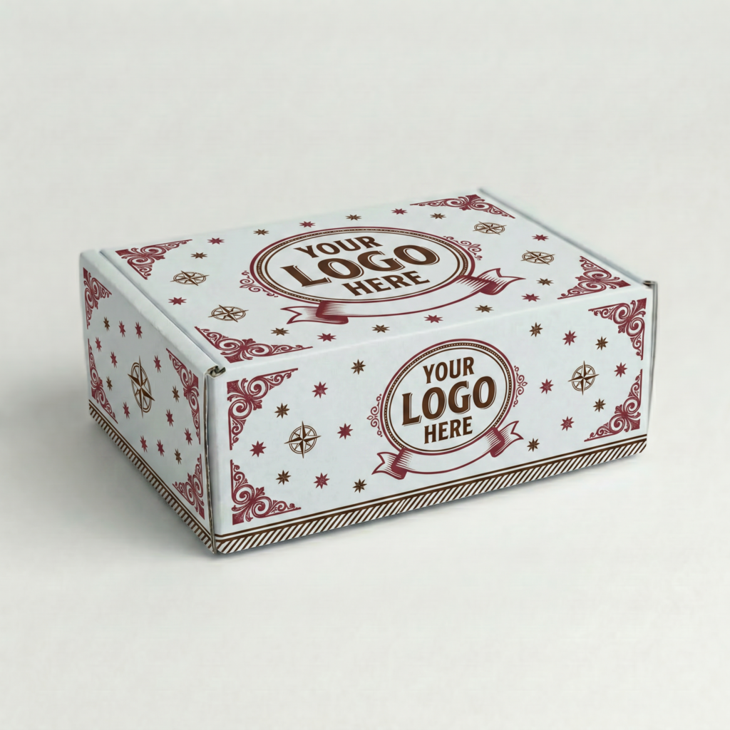 A5 Self-Locking Mailing Box | 2mm White | 225L x 155W x 75H (mm) — printed