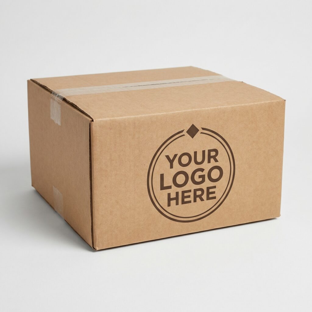 Square Cardboard Box (300mm Short) | 3mm Kraft Brown | 300L x 300W x 150H (mm)