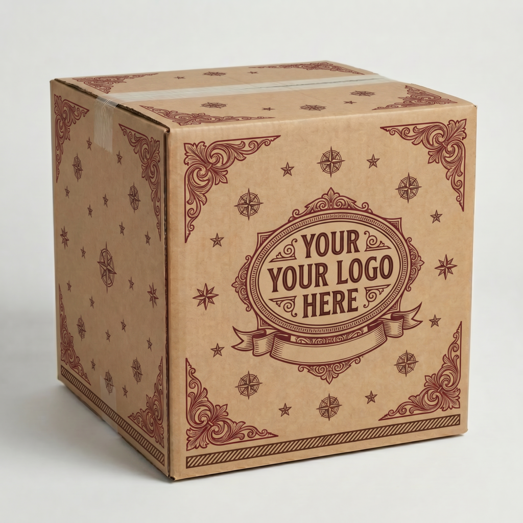 400mm Cube Cardboard Box | 4mm Kraft Brown | 400L x 400W x 400H (mm)