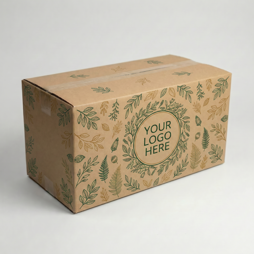 Large Cardboard Pot Box | 4mm Kraft Brown | 635L x 330W x 330H (mm)