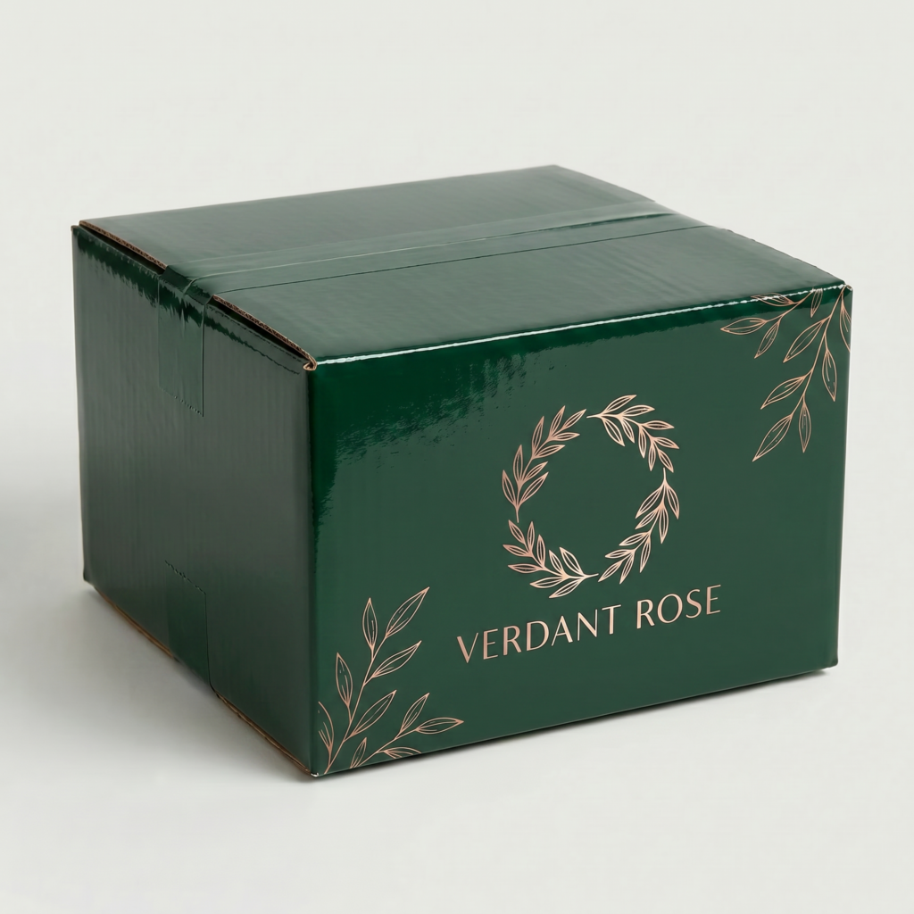 Square Cardboard Box (200mm Short) | 3mm Kraft Brown | 200L x 200W x 120H (mm)