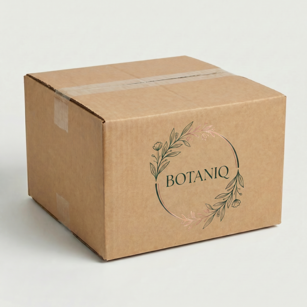 Square Cardboard Box (200mm Short) | 3mm Kraft Brown | 200L x 200W x 120H (mm)