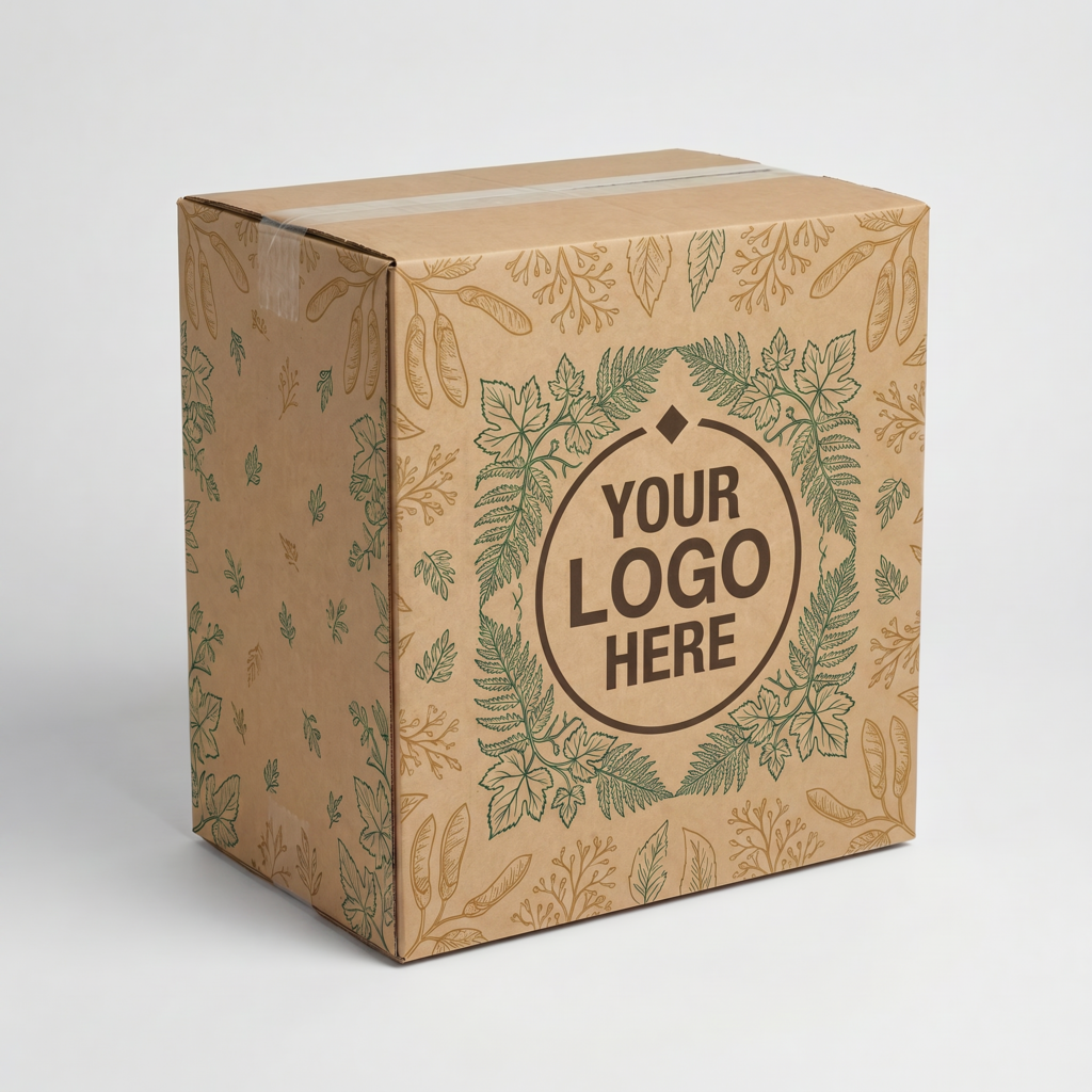 Premium Heavy Duty Wine Shipper Box | 2 Pack | 7mm Kraft Brown | 90 (Diameter) x 320H (mm)