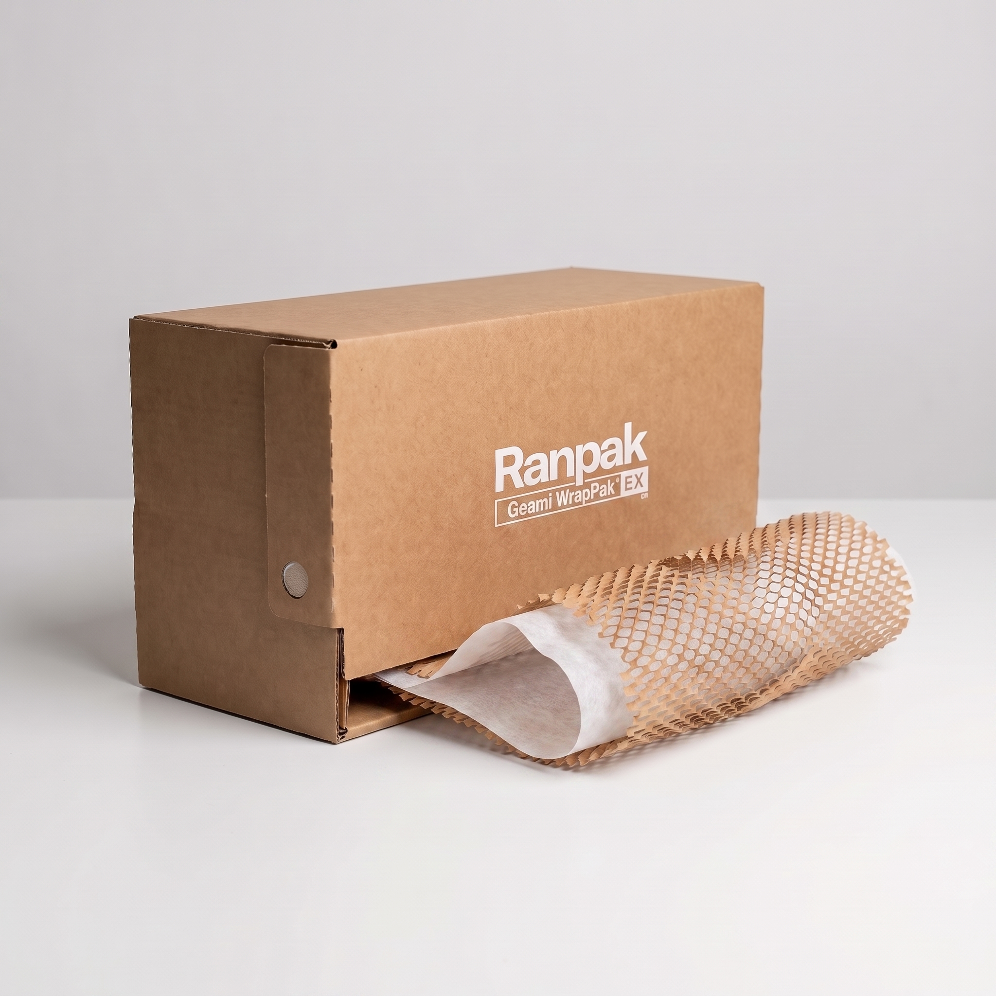 Ranpak Exbox Mini | 100% Recyclable Honeycomb Paper Dispenser