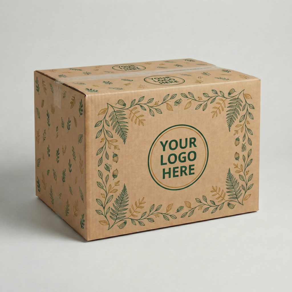 60L Heavy Duty Cardboard Box | 5mm Kraft Brown | 500L x 400W x 300H (mm)