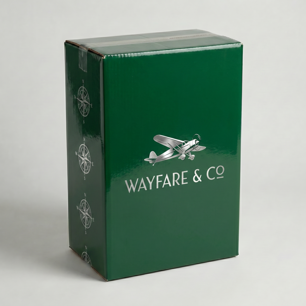Medium Heavy Duty Suitcase Box | 5mm Kraft Brown | 520L x 320W x 750H (mm)