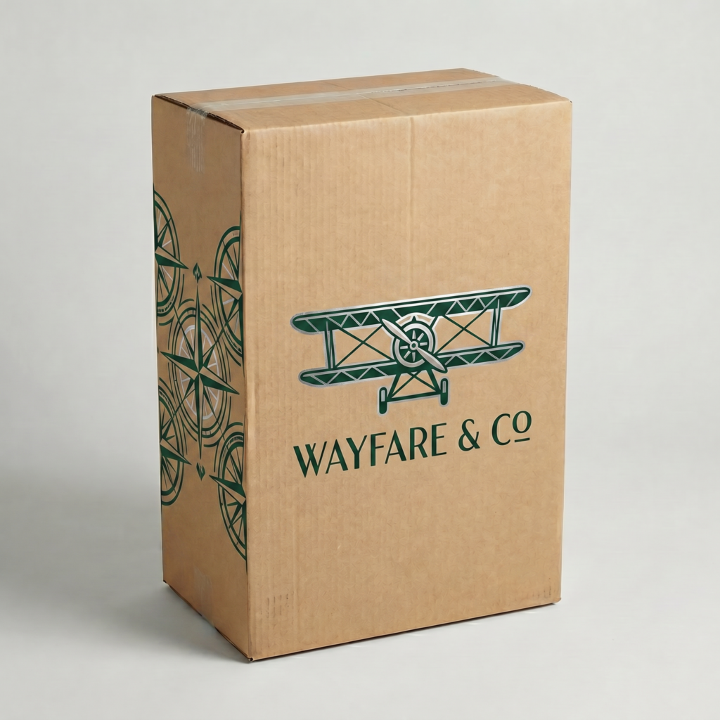 Medium Heavy Duty Suitcase Box | 5mm Kraft Brown | 520L x 320W x 750H (mm)