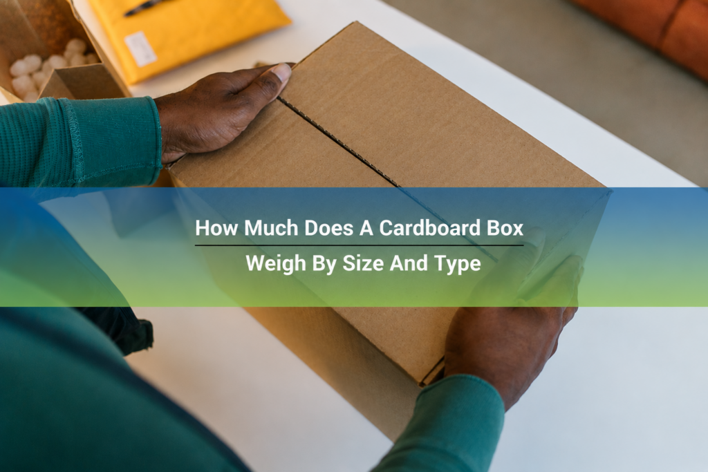 how much does a cardboard box weigh